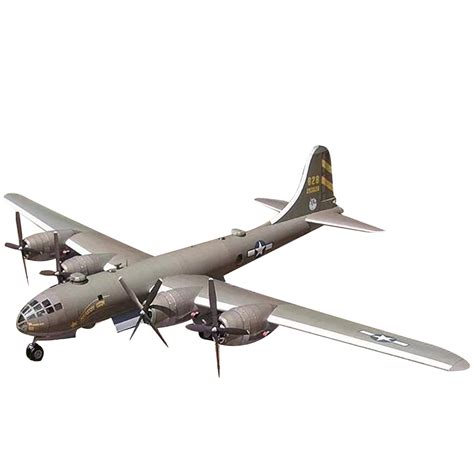 1:47 Military B-29 SuperFortress Bomber Paper Model Aircraft Model ...