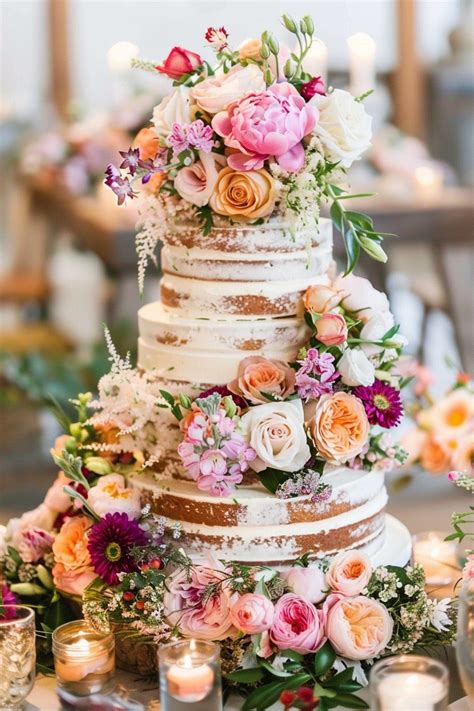 Naked Wedding Cake Ideas
