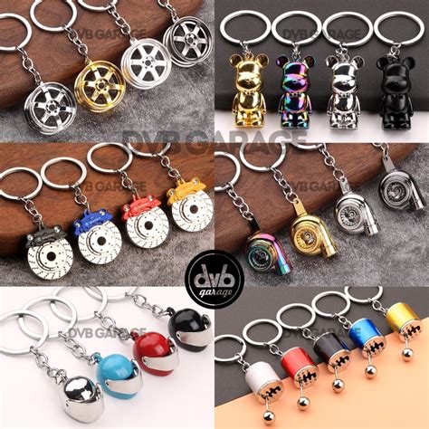 Jual Gantungan Kunci Mobil Variasi Premium Keychain Aksesoris