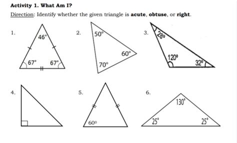 Solved Activity 1 What Am I Direction Identify Whether The Given