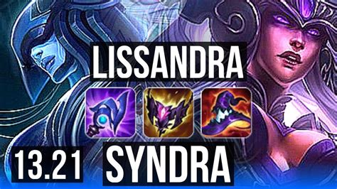 LISSANDRA Vs SYNDRA MID Comeback 2 5M Mastery 1200 Games