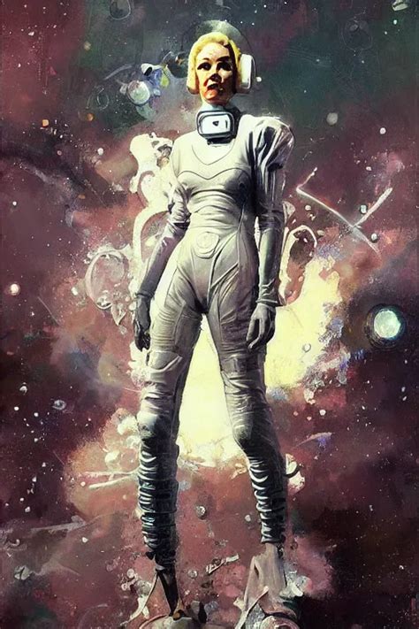 Pulp Scifi Fantasy Illustration Full Body Portrait Of Stable