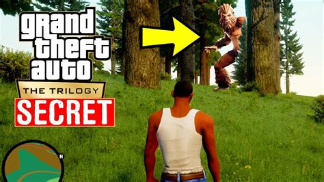 Gta Trilogy Bigfoot Secret Gta San Andreas Definitive Edition Youtube