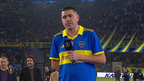 El Discurso De Juan Rom N Riquelme En Su Partido Despedida Tvp