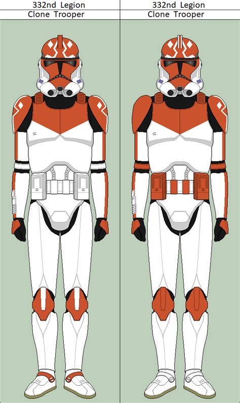 332nd Legion Clone Trooper By Vidopro97 On Deviantart Star Wars