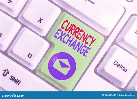 Handwriting Text Currency Exchange Concept Meaning Rate At Which One