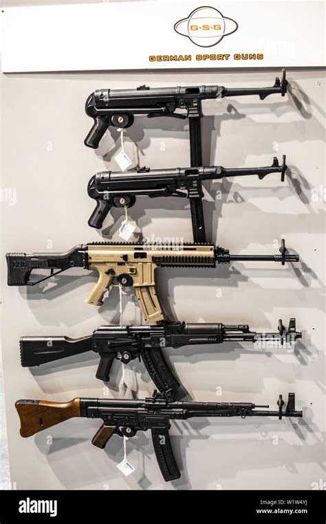 Poznan, Poland, Feb 2019 German Sport Guns GSG rifles, guns, carbines ...