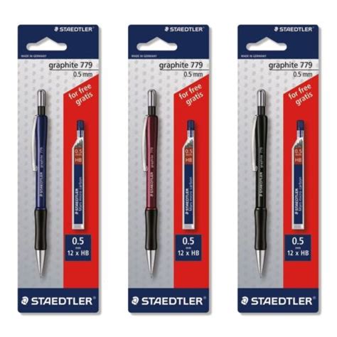 Staedtler Graphite Mechanical Or Mm In Assorted Colours And