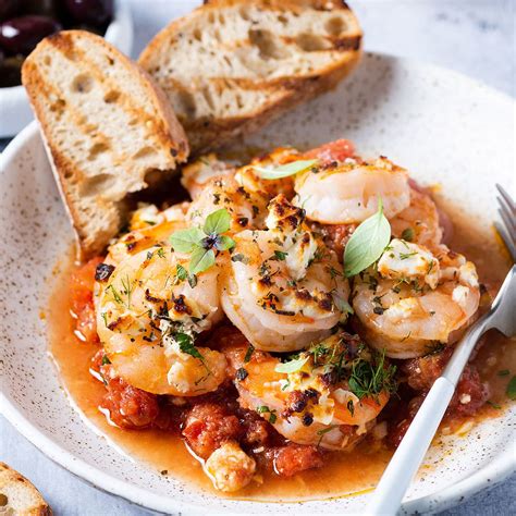 Shrimp Saganaki Lemon Blossoms