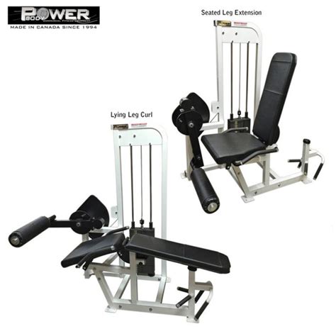 Selectorized Seated Leg Extension Prone Leg Curl Combo Power