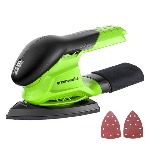 Snapklik Greenworks V Cordless Finishing Sander Opm