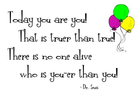 Dr Seuss Birthday Quotes