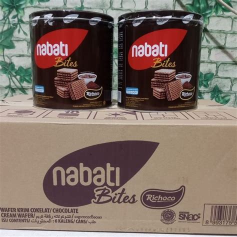 NABATI Bites Richeese Richoco Wafer Chocolate Kaleng 287gr Lazada