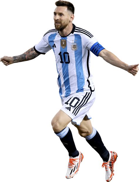 Lionel Messi Argentina Football Render Footyrenders