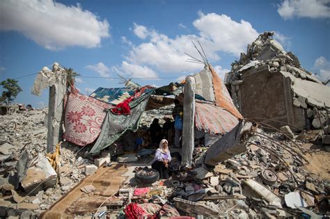 In Gazas Rubble Shelters Symbolize The Challenge Ahead The New York