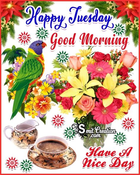 Happy Tuesday Good Morning Card