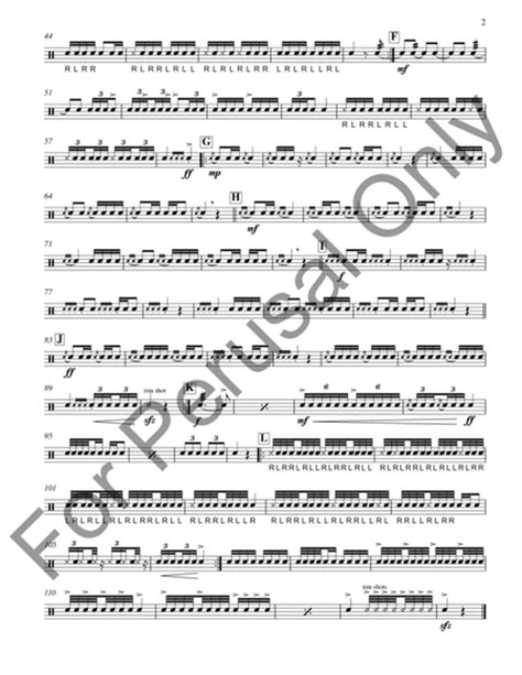 Snare Drum Solo No. 1 - Percussion - Sheet Music | Sheet Music Plus