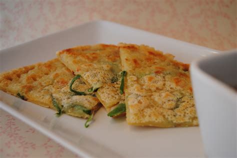 Scallion Pancakes Pa Jun Pajeon With A Sweet And Spicy Dipping Sauce