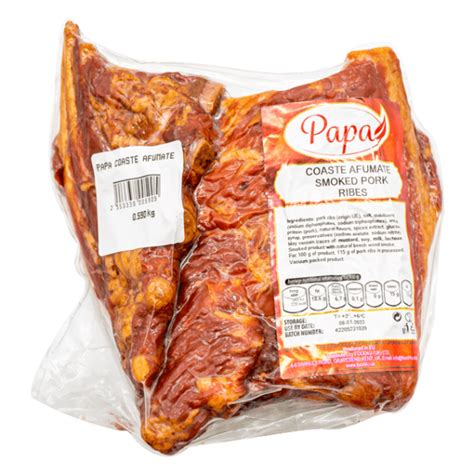 Papa Smoked Pork Ribs Kg Kg Coaste Afumate