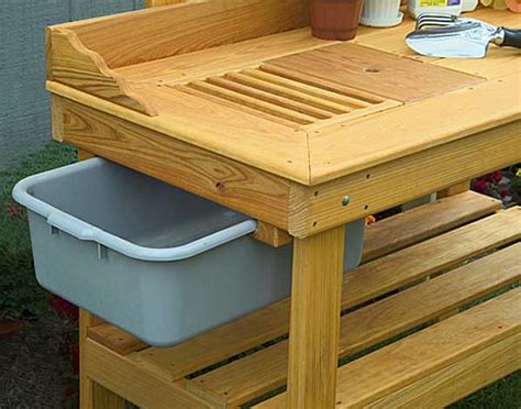 Cypress Potting Bench