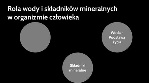 Rola Wody I Sk Adnik W Mineralnych W Organizmie Cz Owieka By Ukasz