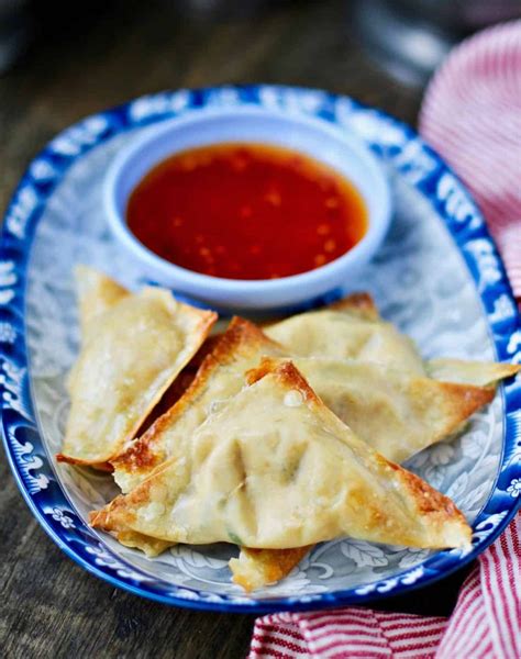 Air Fryer Crab Rangoon Crab And Cream Cheese Filled Wontons Recipe