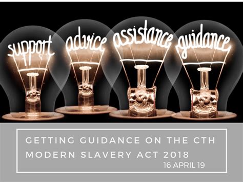 Getting Guidance On The Commonwealth Modern Slavery Act 2018