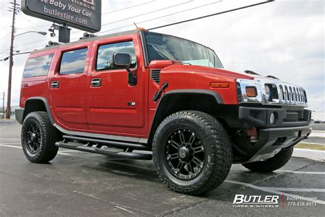 Hummer H2 with 20in Black Rhino Rockwell Wheels exclusively from Butler ...