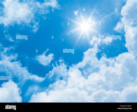 An image of a bright sun background Stock Photo - Alamy