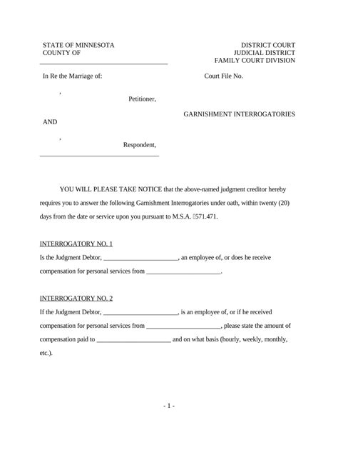 Garnishment Employer Form Fill Out And Sign Printable PDF Template