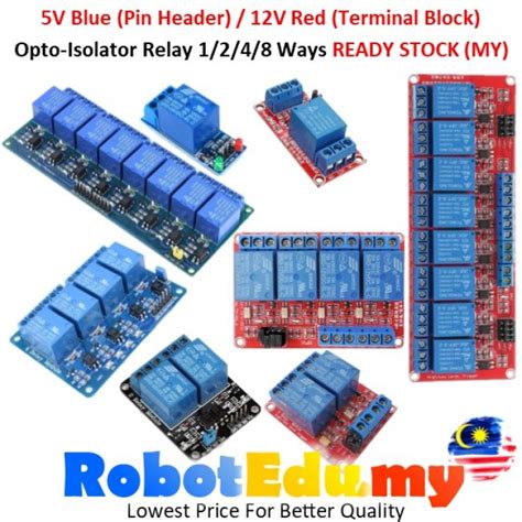 Arduino Dc 5v 12v 3v 33v 1 2 4 8 Ways Channel Opto Isolator