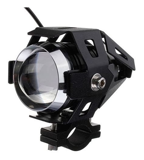 Faro Lupa Led Cree Moto Universal Tres Pasos Estrobo U5 125w 190 00