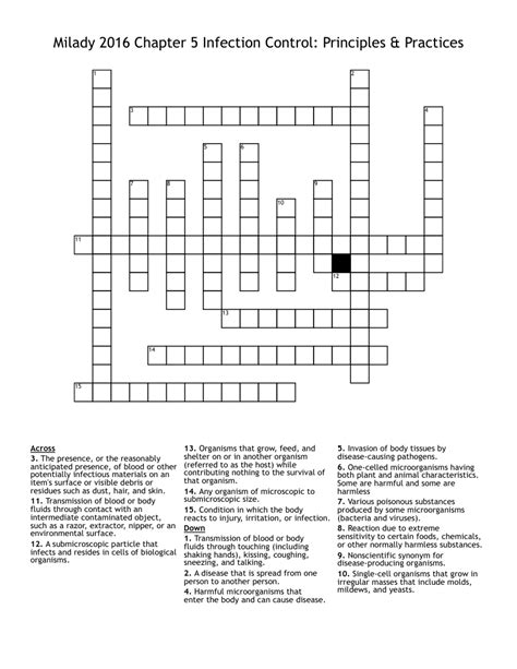 Chapter Infection Control Principles And Practices Worksheet Answers