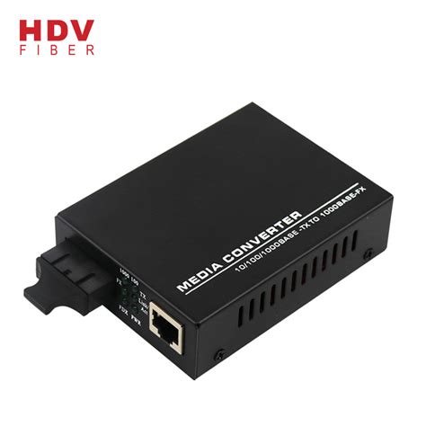 China Sfp Media Converter 101001000m 20km Dule Fiber Optic Media