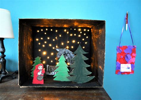 Menagha_artist: Task 4 Diorama based on emotions, light and colour