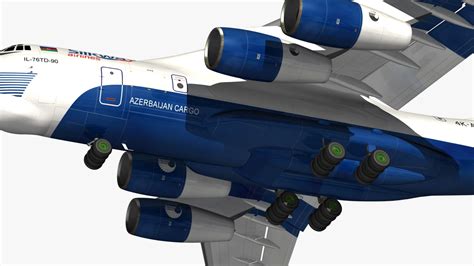Ильюшин Ил-76 Silkway Airlines 3D Модель $57 - .blend .fbx .max .obj ...