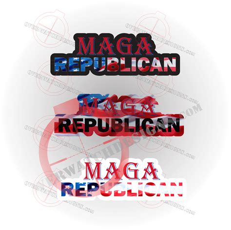 MAGA Republican Sticker - Overwatch Designs