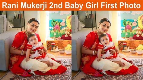 Rani Mukerji Shares First Photo With Her Nd Baby Girl Rani Mukherjee