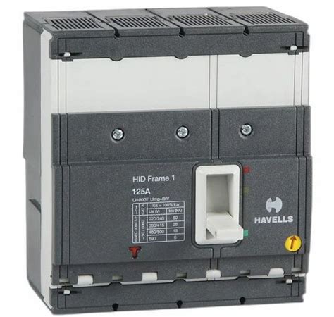 HAVELLS HID 1 FRAME MCCB 3POLE 4POLE Rated Current 40A TO 160A At