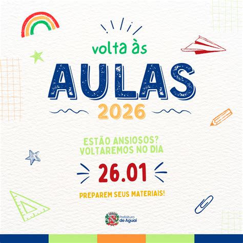 Quando Começam As Aulas Da Rede Municipal