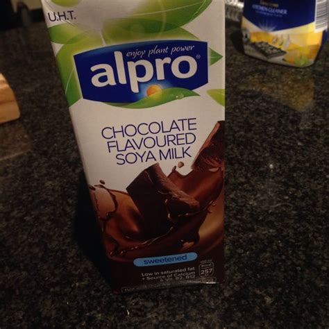 Alpro Chocolate Flavored Soya Milk Review Abillion