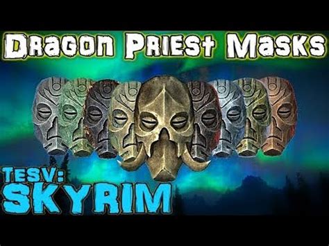 Skyrim All Dragon Priest Mask Locations Youtube