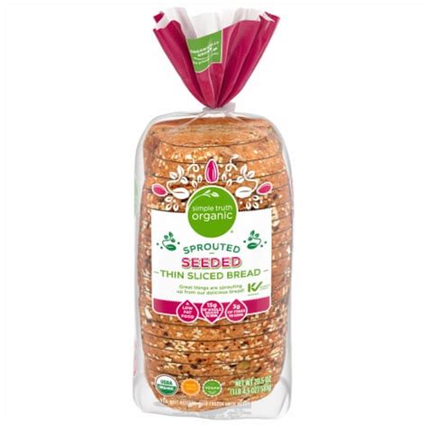 Simple Truth Organic Sprouted Seeded Thin Sliced Bread 20 5 Oz