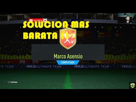 SOLUCION MAS BARATA SBC MARCO ASENSIO ADIDAS NUMERS UP FIFA 22 FIFA