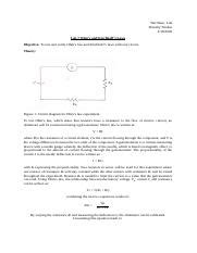 Lab 7 Ohm S And Kirchhoff S Laws Docx Wei Shen Lim Timothy Nicdao 2