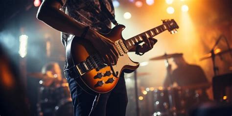 Premium Photo | Music band group perform on a concert stage