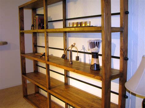 Vintage Metal and Wooden Industrial Bookcase Designs