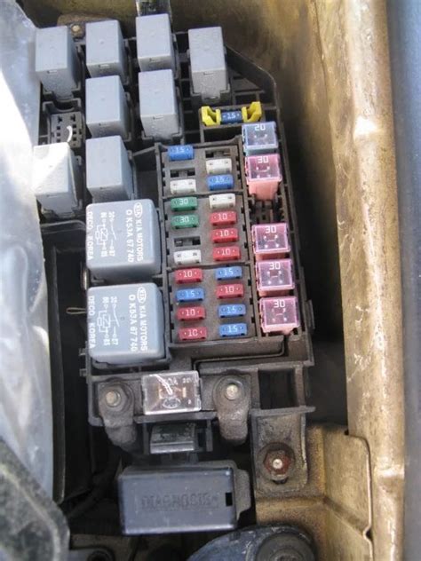 Fuses And Relays Kia Rio DC 2000 2005