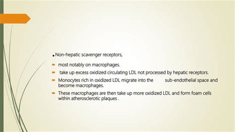 Abnormalities in lipoproteinemia