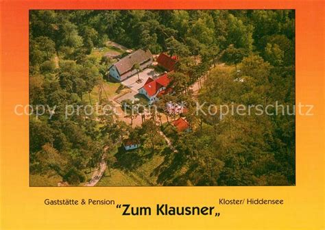 Ak Ansichtskarte Kloster Hiddensee Gaststaette Zum Klausner Kat